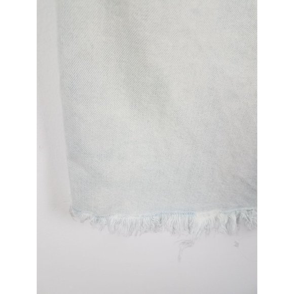 Blank NYC Women's Sz. XS Light Denim Sleeveless Raw Hem Jumper Dress - Picture 8 of 8